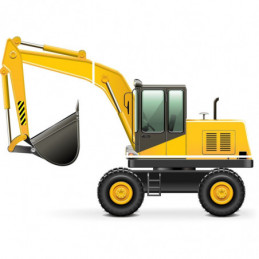 Фильтры для ТО колёсного экскаватора JCB JS 130W с двигателем ISUZU Puissance 86 cv